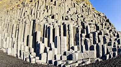 Basalt Rock columns Iceland