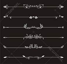 Artistic line dividers