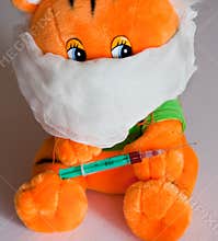 Bear toy with injector