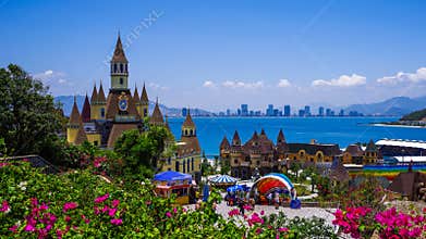 Castle, Vinpearl Land, Nha Trang in Vietnam