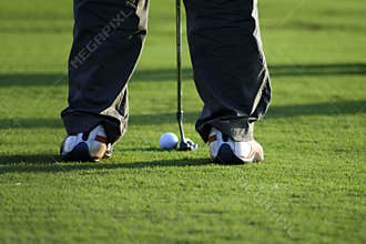 Putt on Golf Course