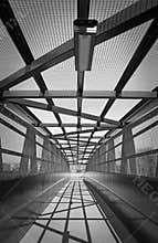 Geometric design in old bridge spanning railway
