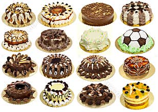 Group of cakes