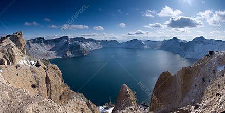 Tianchi Lake in the Changbai Mountain