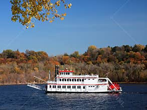 Steam boat on Mississippi