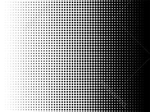 Radial halftone pattern texture vector background
