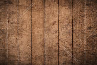 Old grunge dark textured wooden background,The surface of the old brown wood texture,top view brown wood paneling