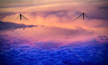 Bridge over the clouds