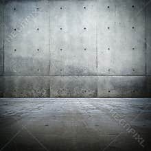 Grunge bare concrete room
