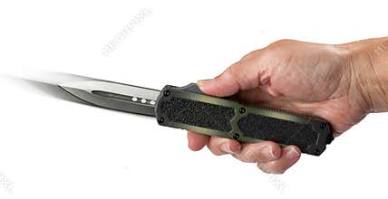 Automatic Knife onened.