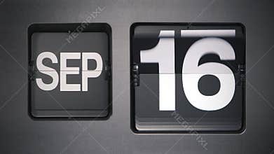 Calendar showing July.