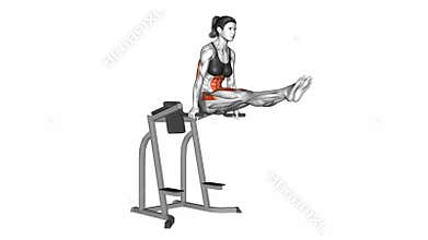 L-sit stretch stability exercise