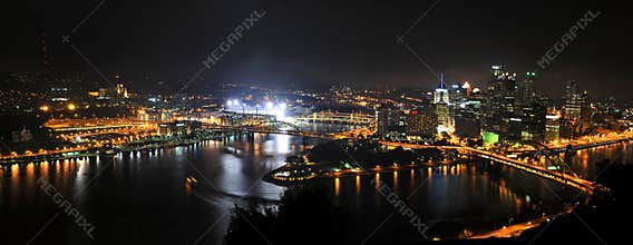 City of Pittsburgh at Night