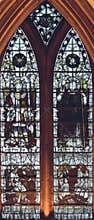 Interiors of Lichfield Cathedral - Stained Glass in Chapter House D