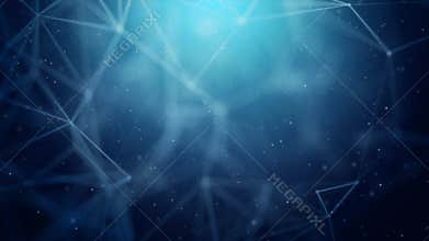 Abstract Digital Binary Plexus Data Networks Funnel Loop Motion Background