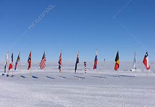 South Pole Flags