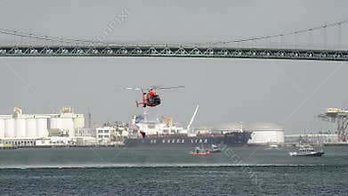 Water rescue demonstration