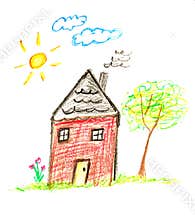 Crayon house