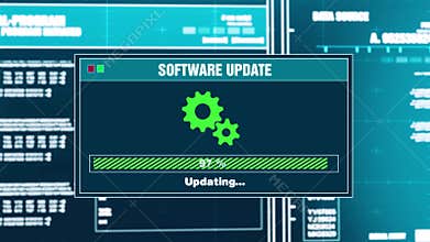 96. System Updating Progress Warning Message Update Failed Alert On Screen