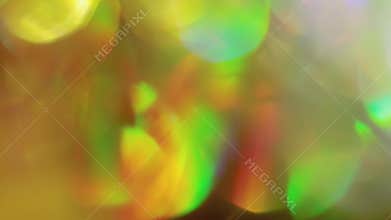 Rainbows of light, reflections of foil for creativity.