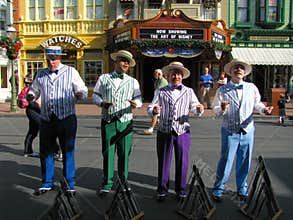 Barbershop Quartet at Disneyworld