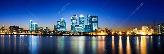 Canary Wharf, Skyline.