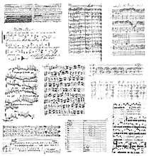 Musical clipart or brush set