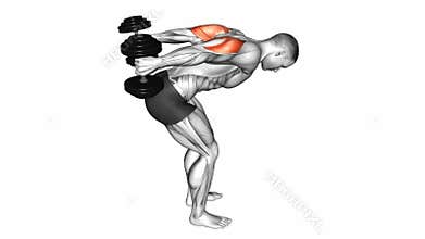 Dumbbell Standing Kickback exercise