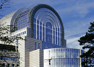 Eu parliament building brussel