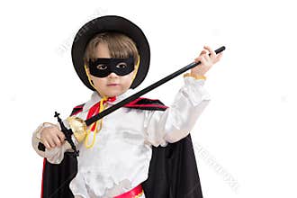 Boy with carnival costume