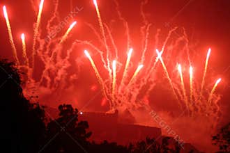 Fireworks Over Edinburgh Castle, Scotland