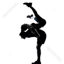 One couple man woman exercising workout fitness