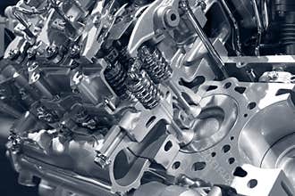 Car engine.
