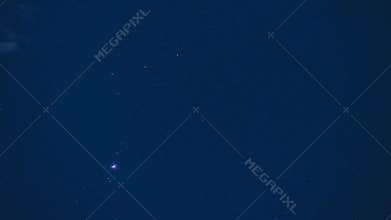 Astro timelapse of the Orion constellation