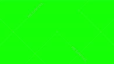 Flickering Lines. Chromakey retro TV with noise, flicker and VHS effect. Blinking Strobe green screen with stripes