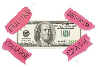 Dollar collapse concept
