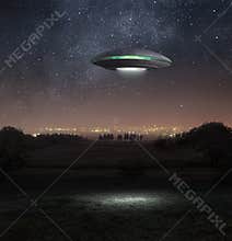 Ufo at night