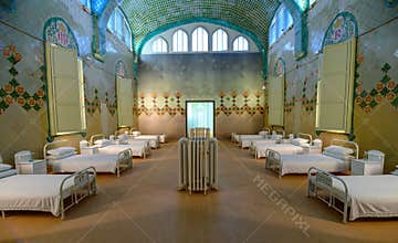 Hospital de la Santa Creu i Sant Pau in Barcelona, Spain