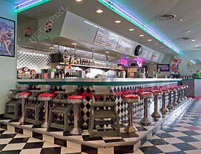 1950 style old restaurant