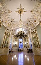 Interior of Szabo Ervin Library in Budapest, Hungary