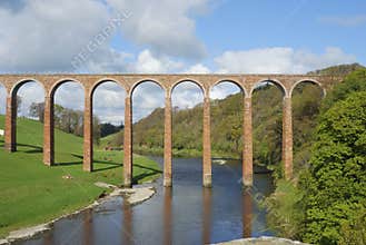 Bridge over river Tweed towards Gattonside