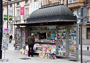 A kiosk in Vitoria-Gasteiz, Basque Country