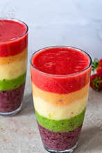 Rainbow smoothie