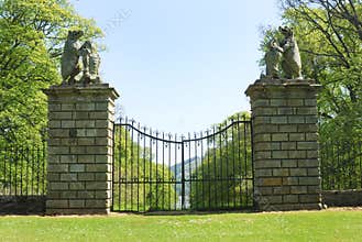 The Bear Gates at Traquair