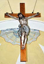 Jesus on cross. Crucifixion