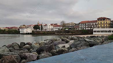 Casco Viejo, Panama, the historic old district of Panama City, a UNESCO world heritage site