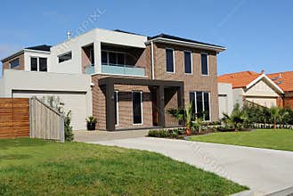 Modern suburban house