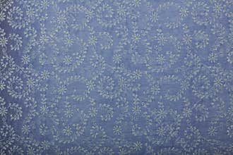 Purple Floral print handmade art paper
