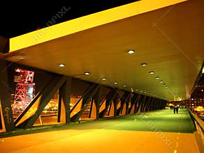 Euskalduna Bridge in Bilbao