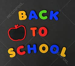 Colorful Back To School letters